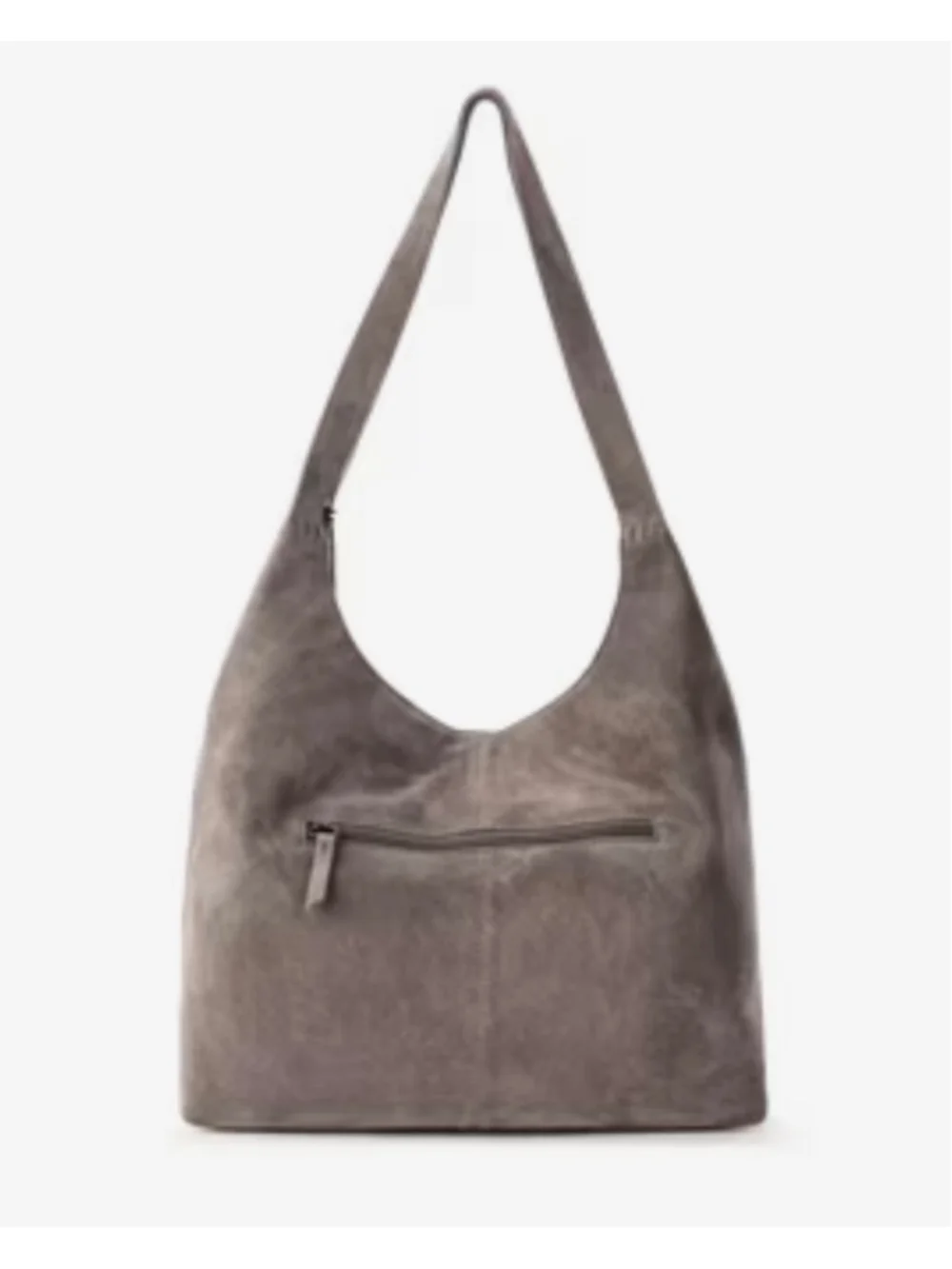 The Sak Huntley Suede Hobo Bag One Size Mushroom Grey NWT!